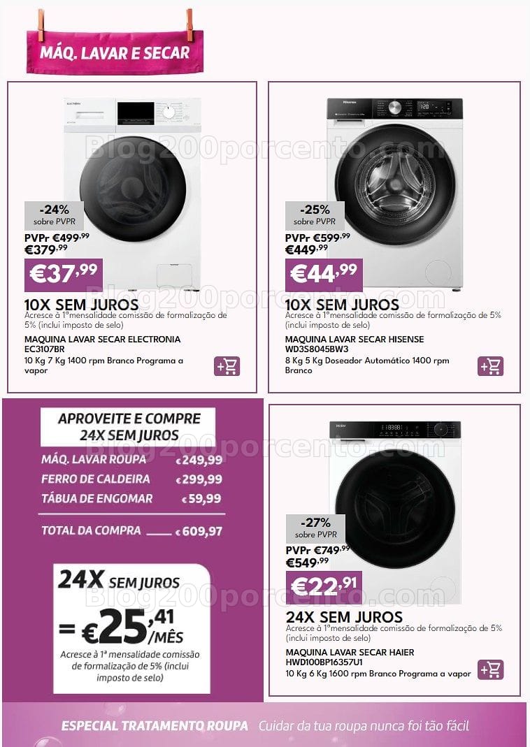 Antevisão Folheto RADIO POPULAR Especial Tratamento de Roupa Promoções até 21 outubro
